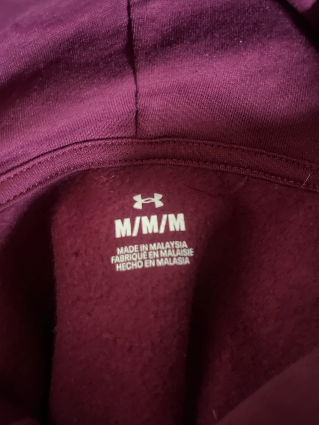 Under Armour Burgundy Hoodie