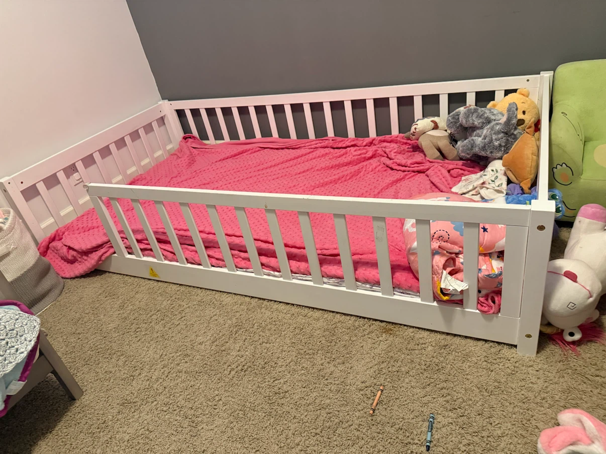 White Toddler Bed