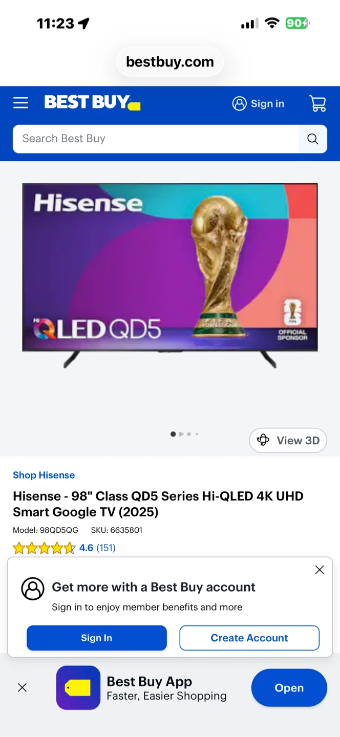 Hisense - 98" Class QD5 Series Hi-QLED 4K UHD Smart Google TV