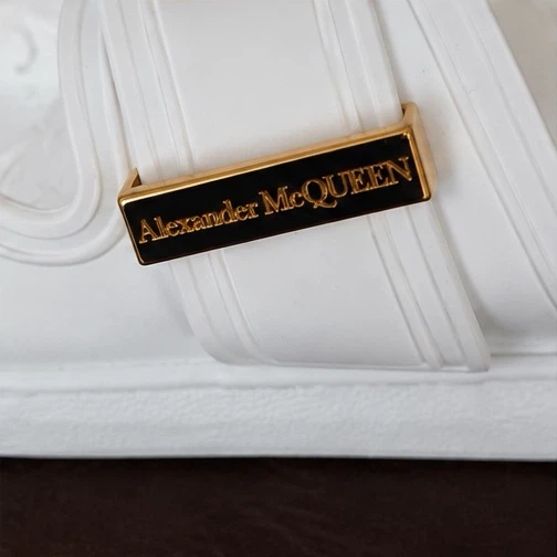 Alexander McQueen White Slides - photo 2