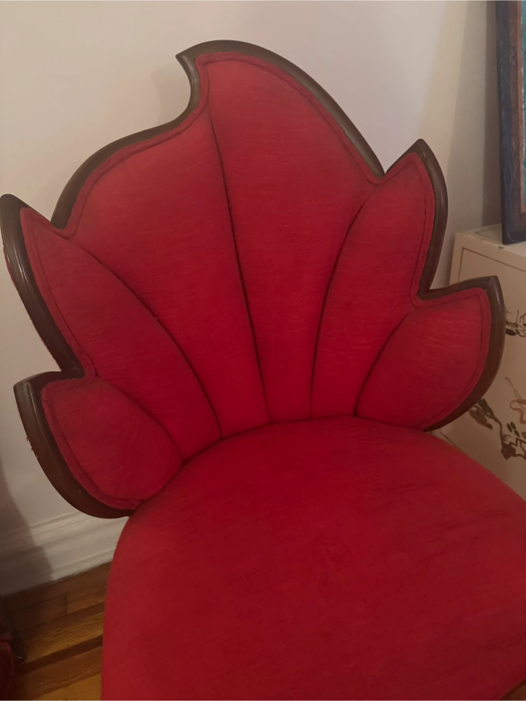 Red Accent Chair - photo 4