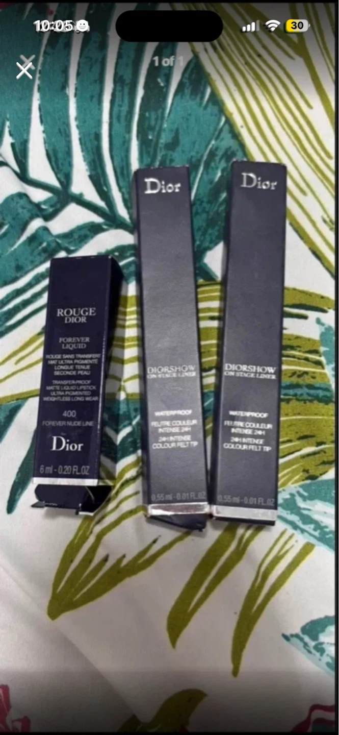 Dior Rouge Liquid Lipstick & Diorshow Eyeliner Set