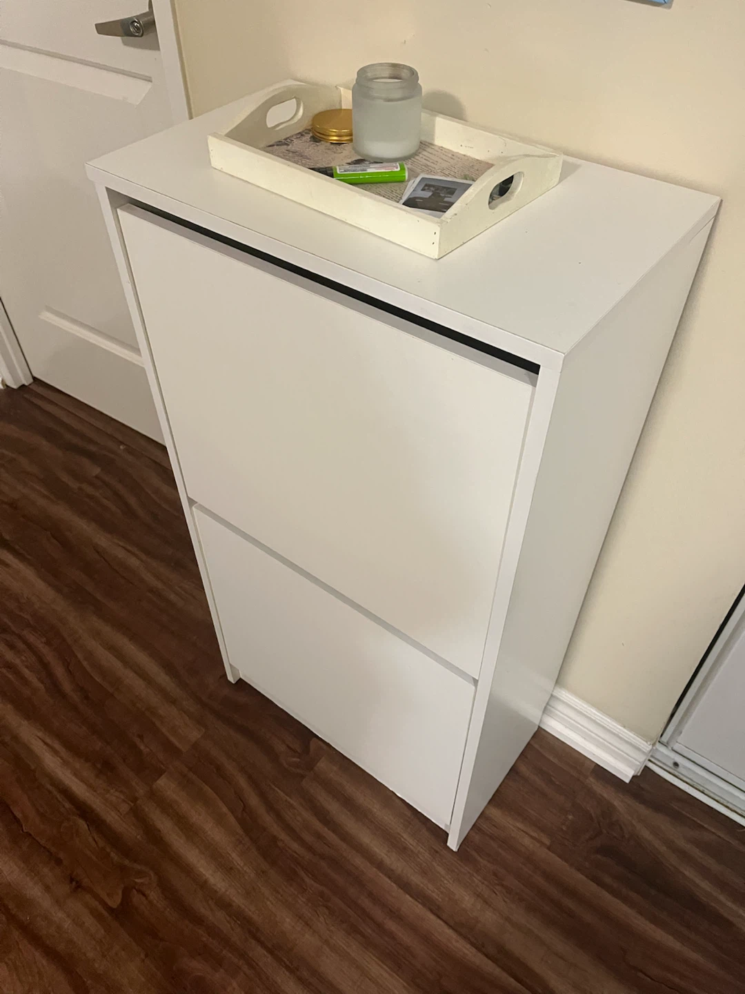 IKEA Bissa White Shoe Cabinet