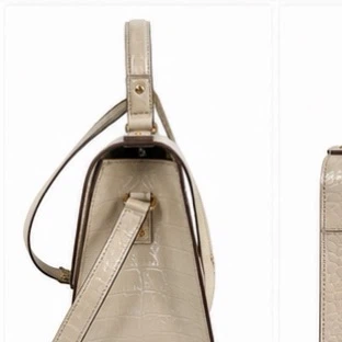 Structured Croc-Embossed Handbag - photo 4