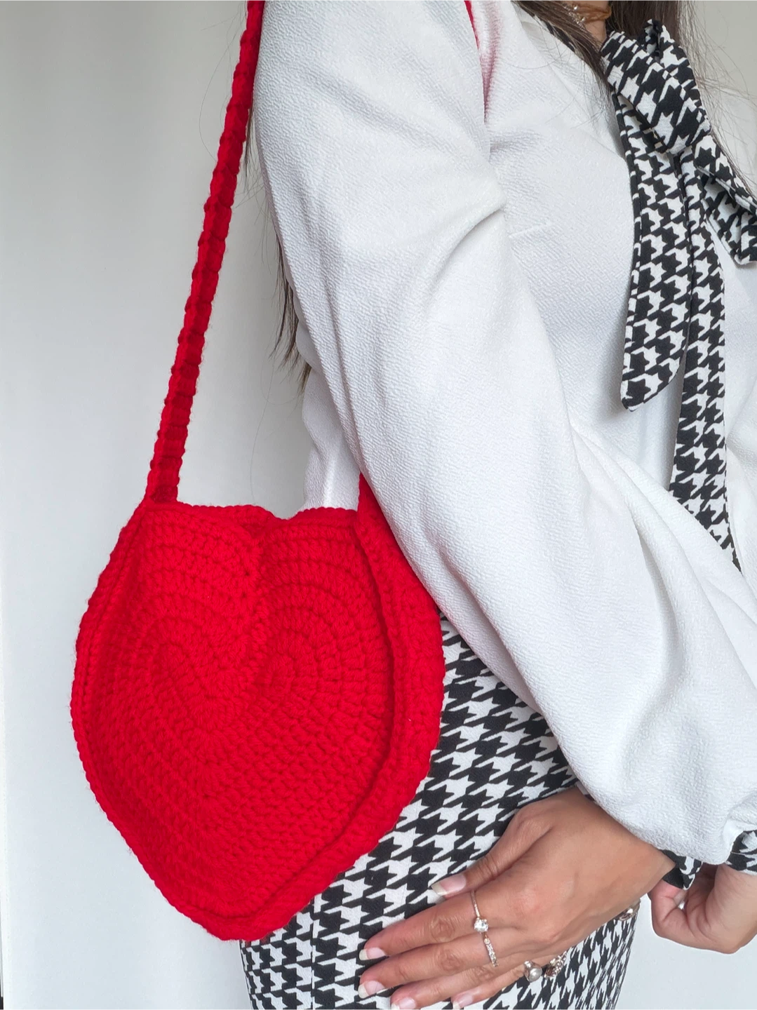 Heart Crochet Bags - photo 2