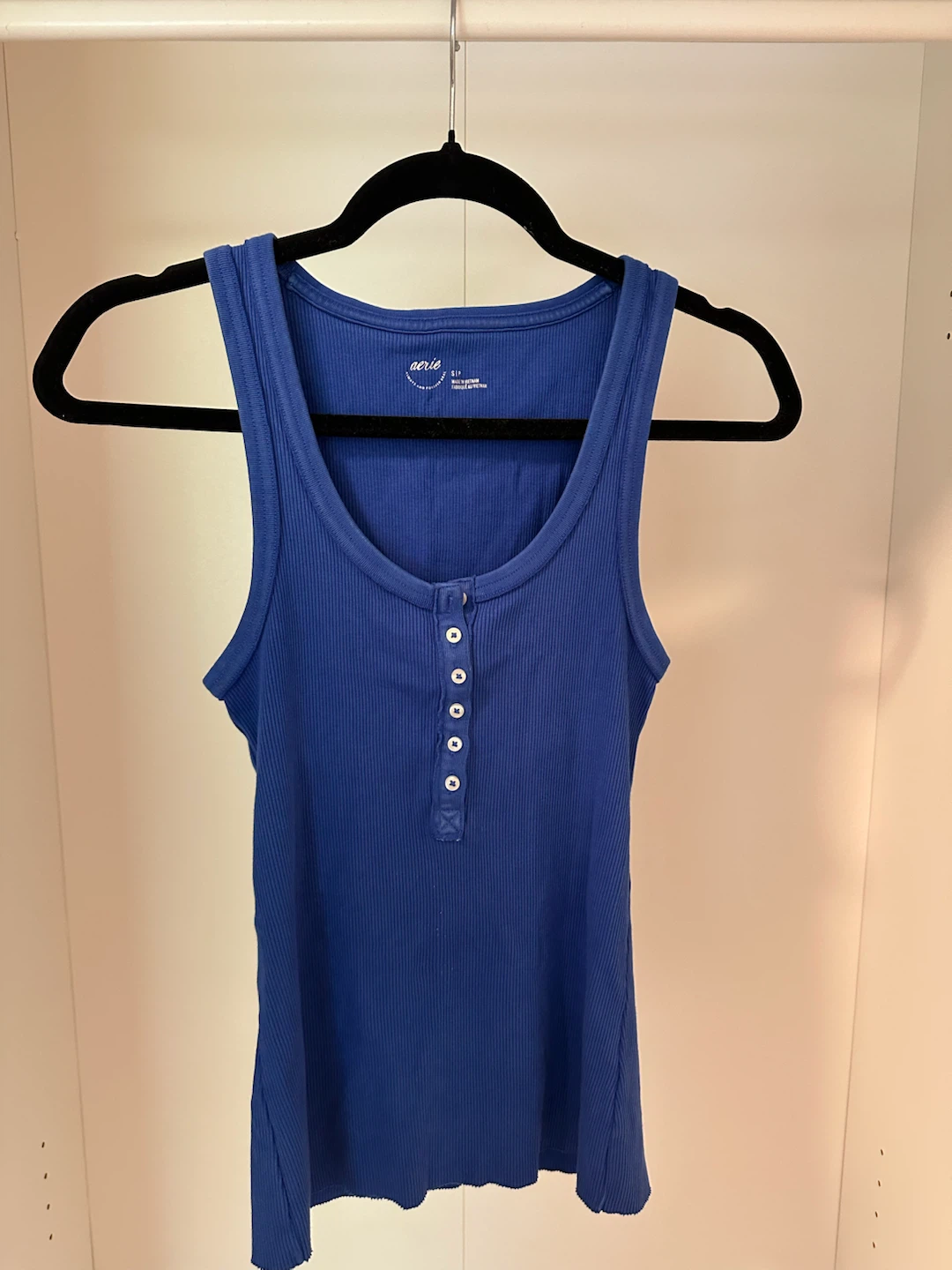 Aerie Buttoned Tank