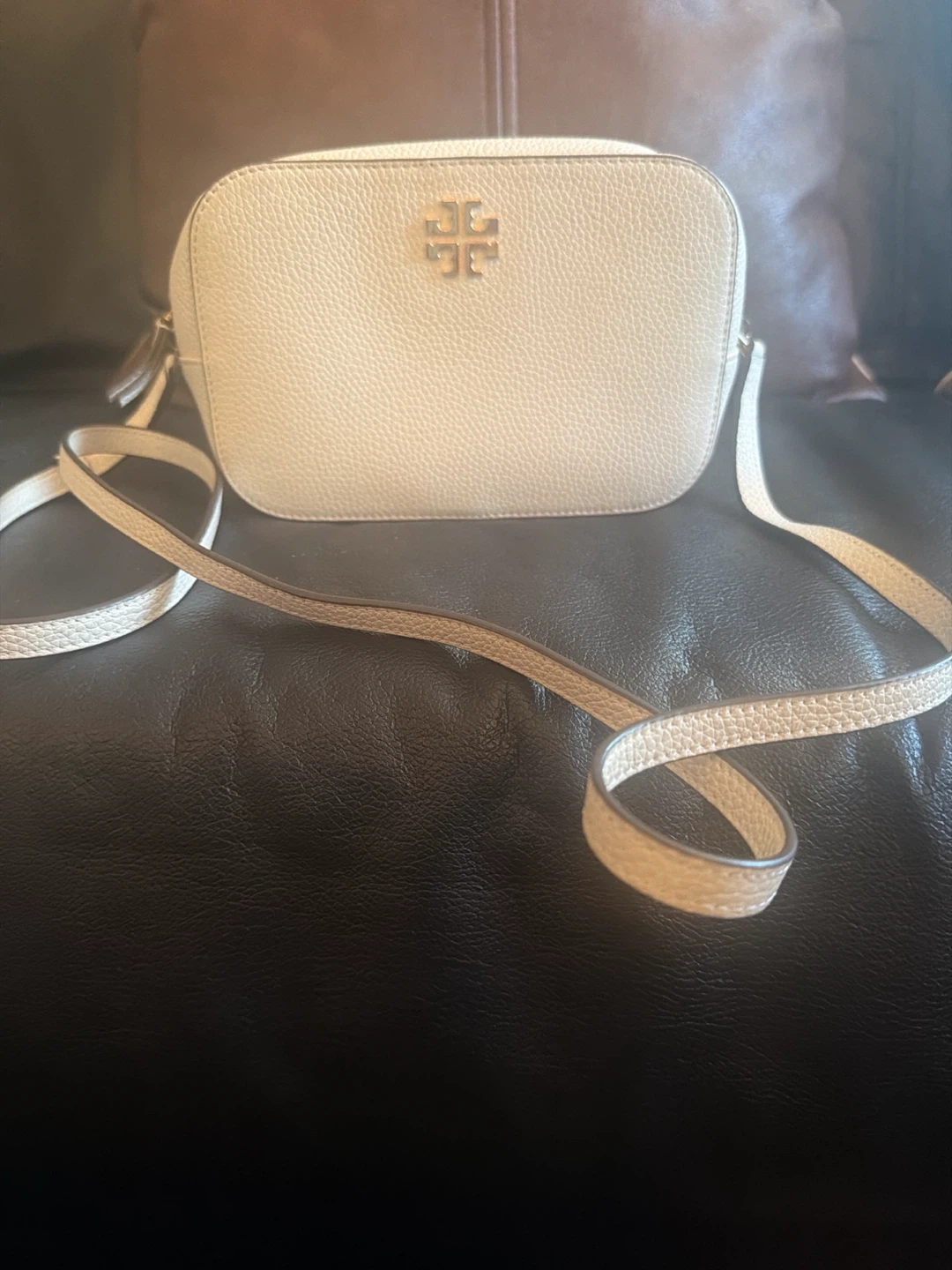 Tory Burch White Leather Camera Bag - photo 5