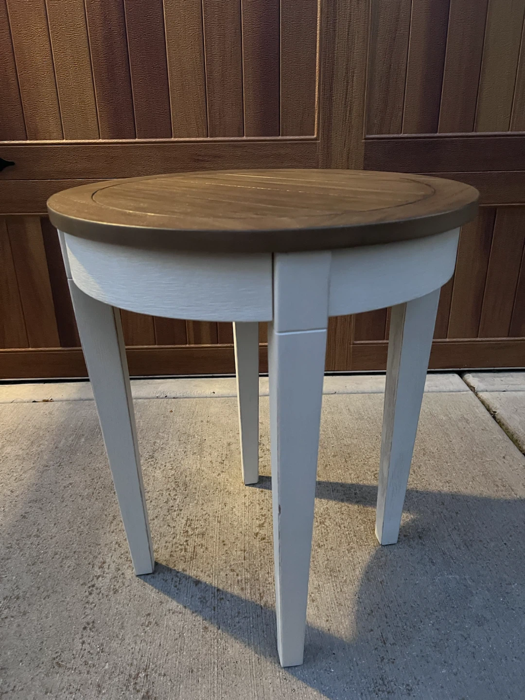 Pier One round side table