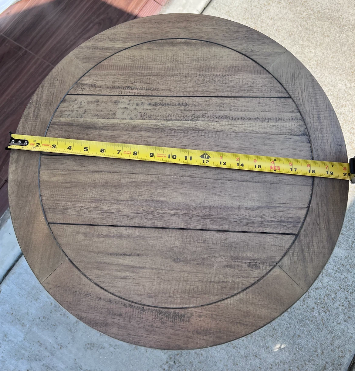Pier One round side table - photo 3
