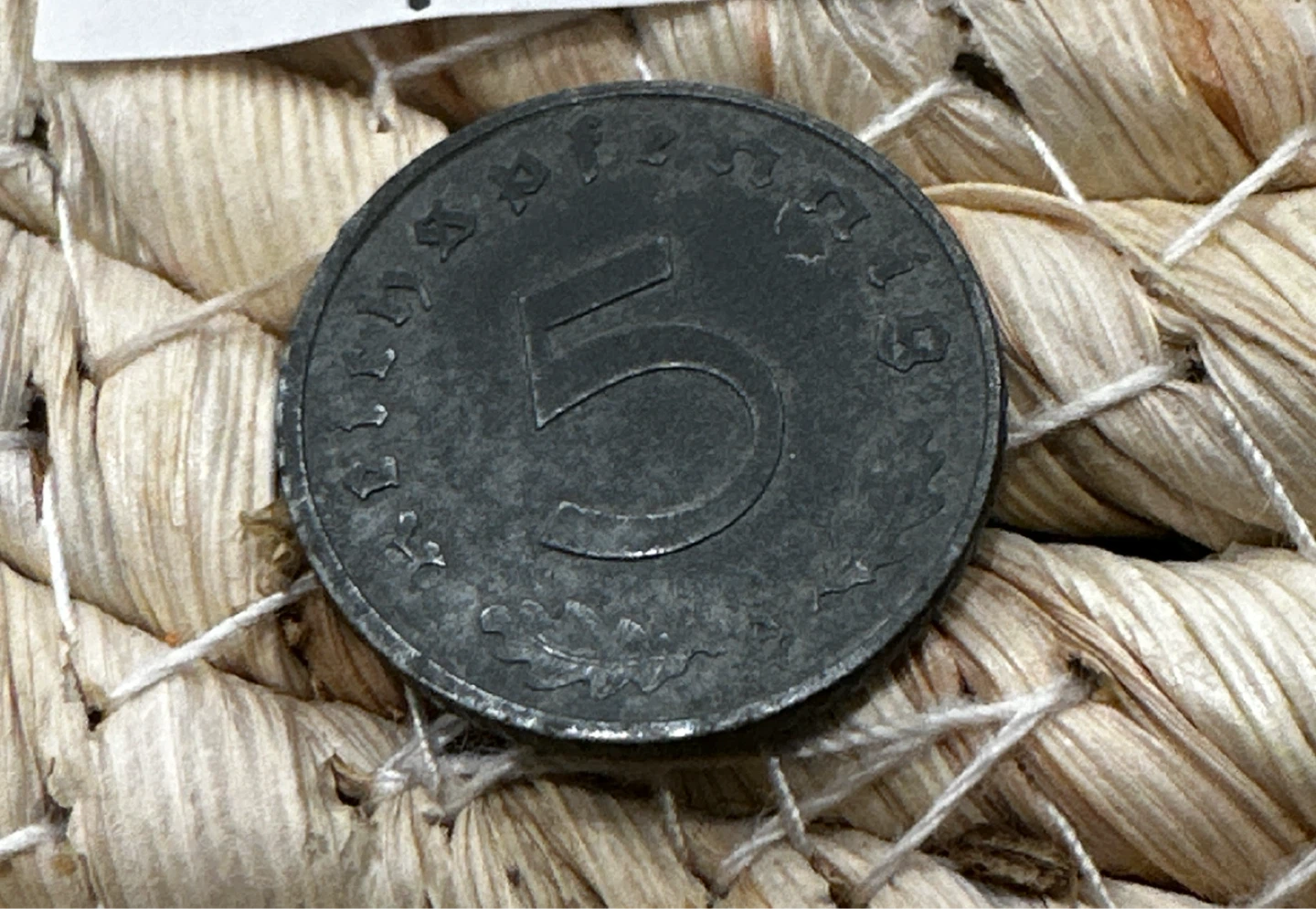 1941 5 Reichspfennig Coin - photo 2