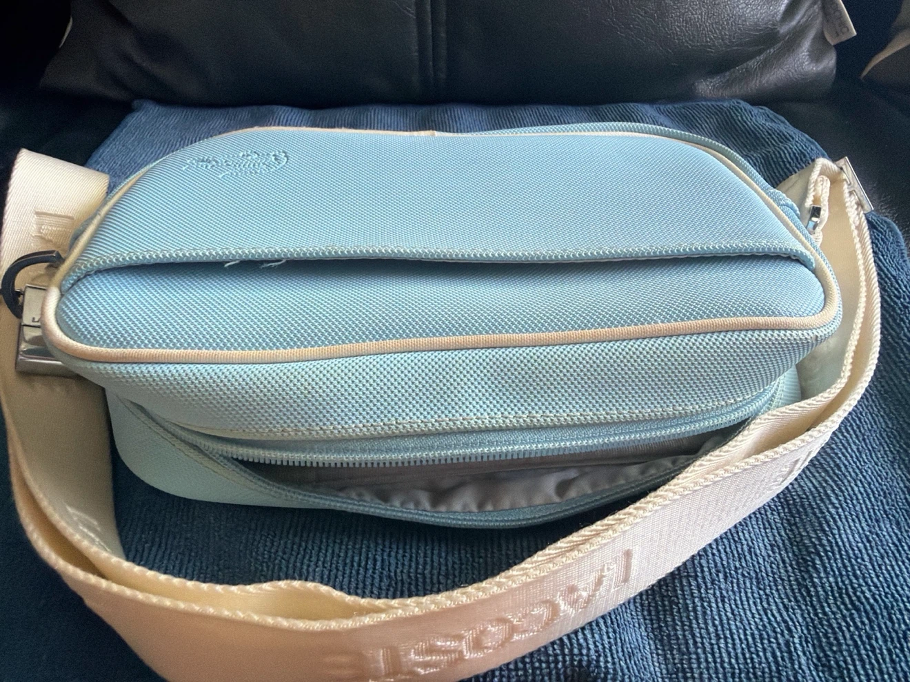 Lacoste Light Blue Crossbody Bag