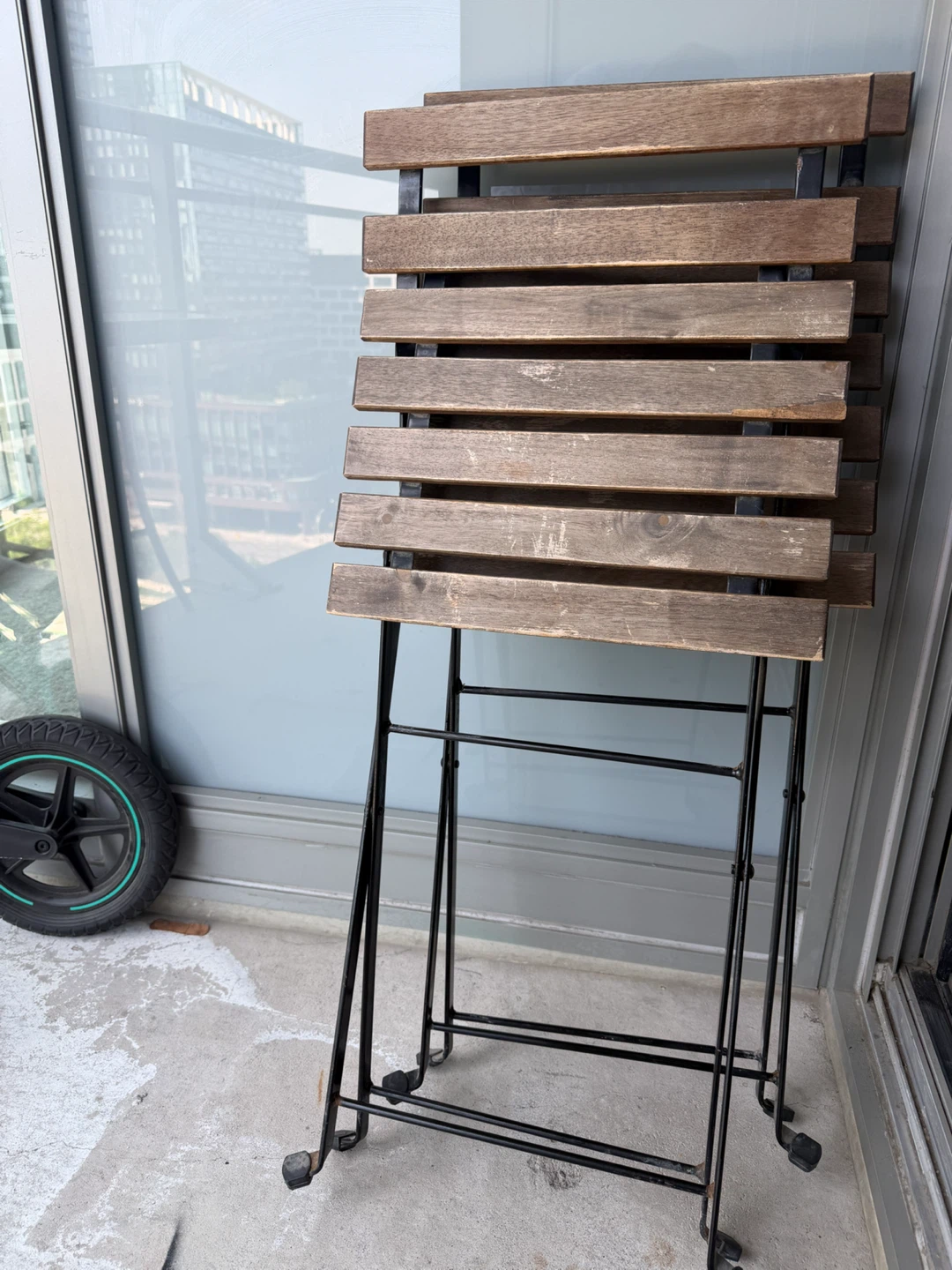 IKEA Wooden Folding Patio Chairs (Set of 2) - photo 2