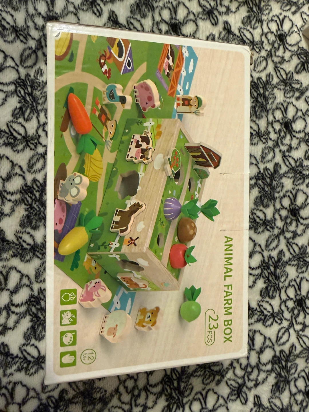 MuMua Animal Farm Box 23 Piece Wooden Toy - photo 3