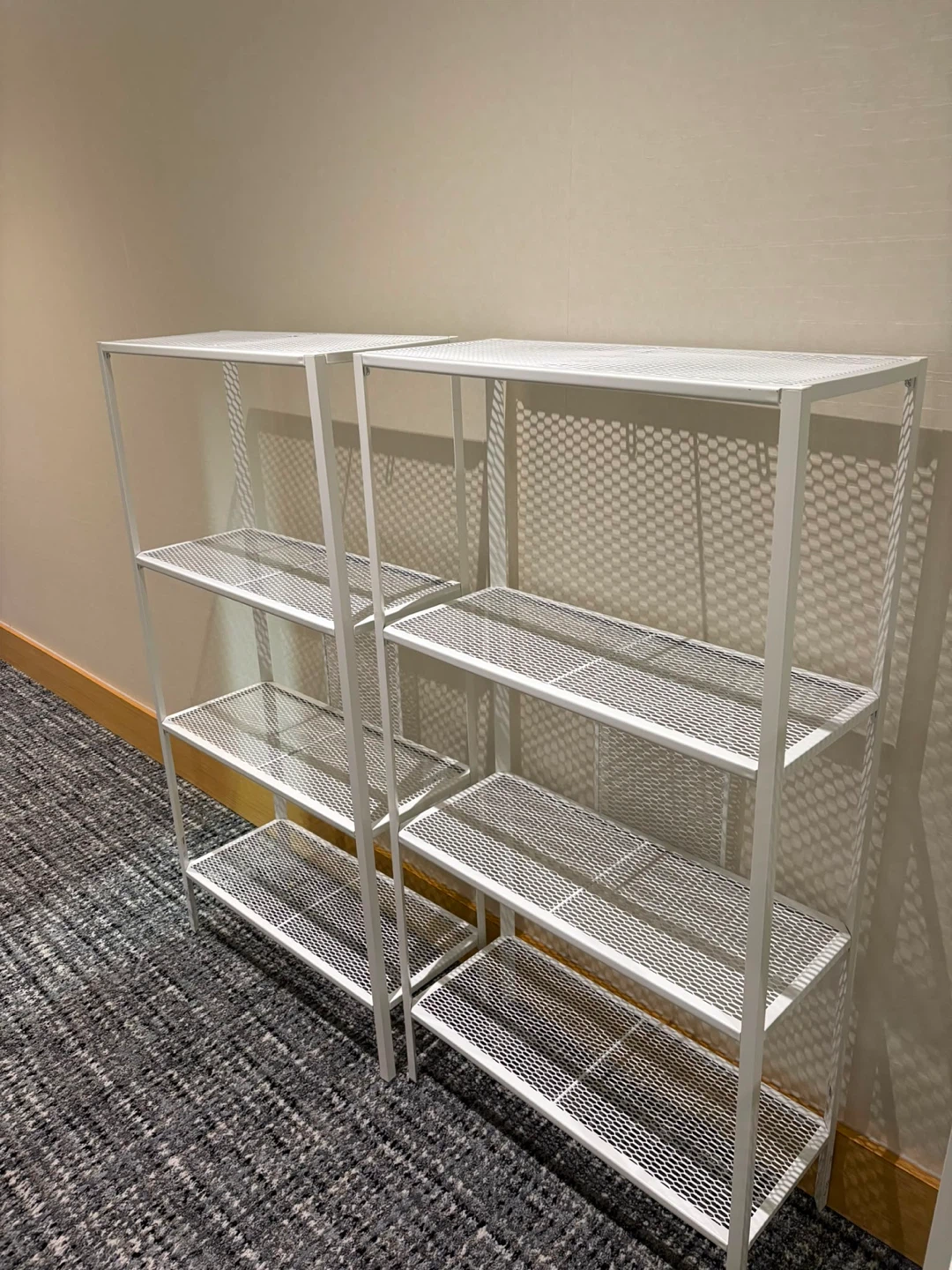 White Bookshelves
