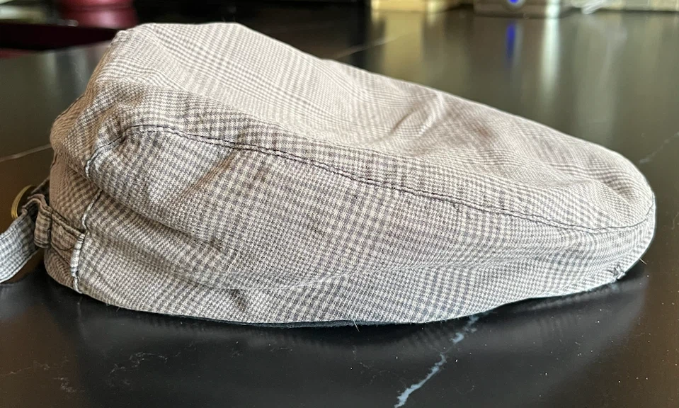 Plaid Flat Cap Roots