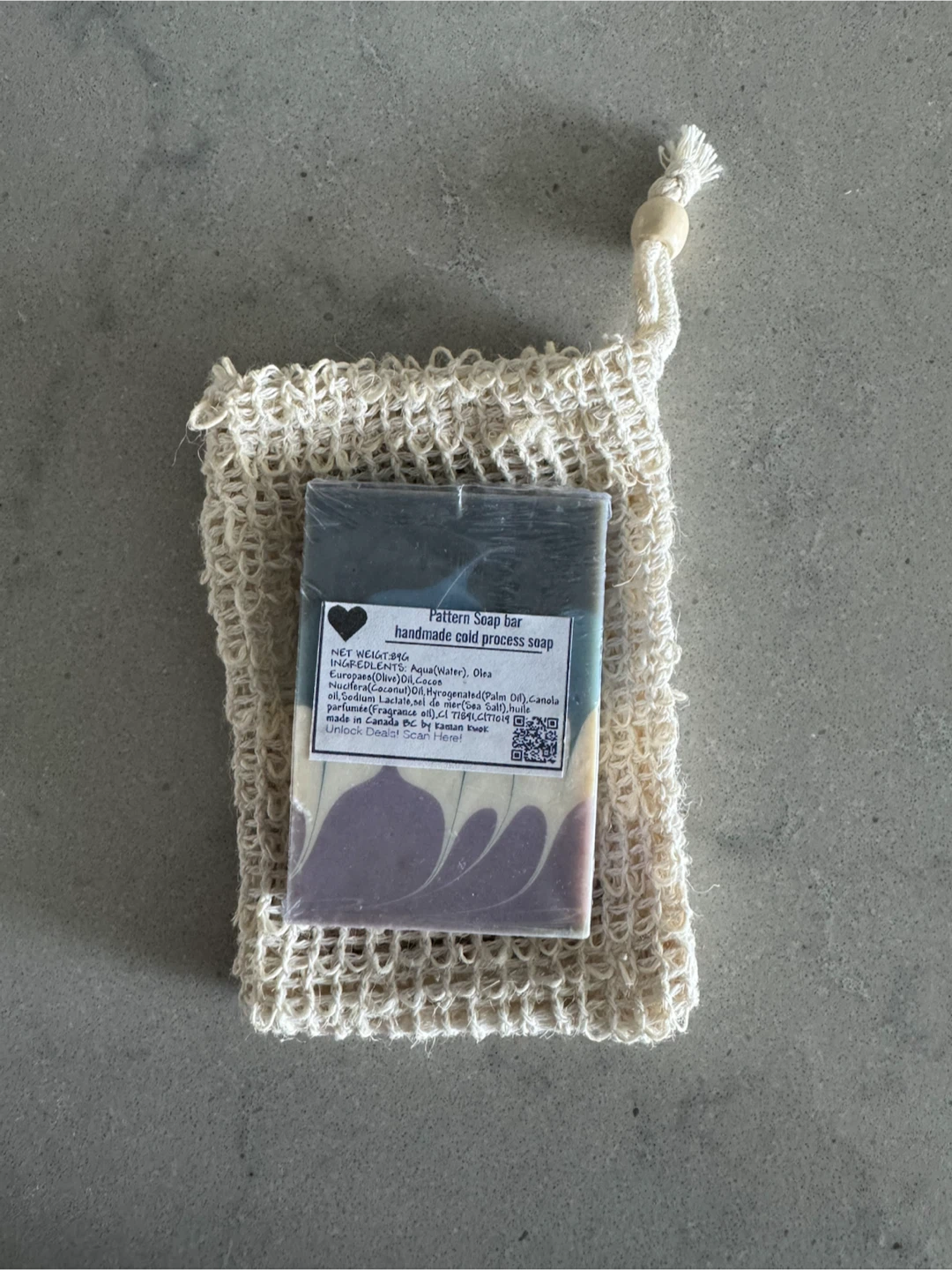 Moving sale- brand new handmade soap with bag