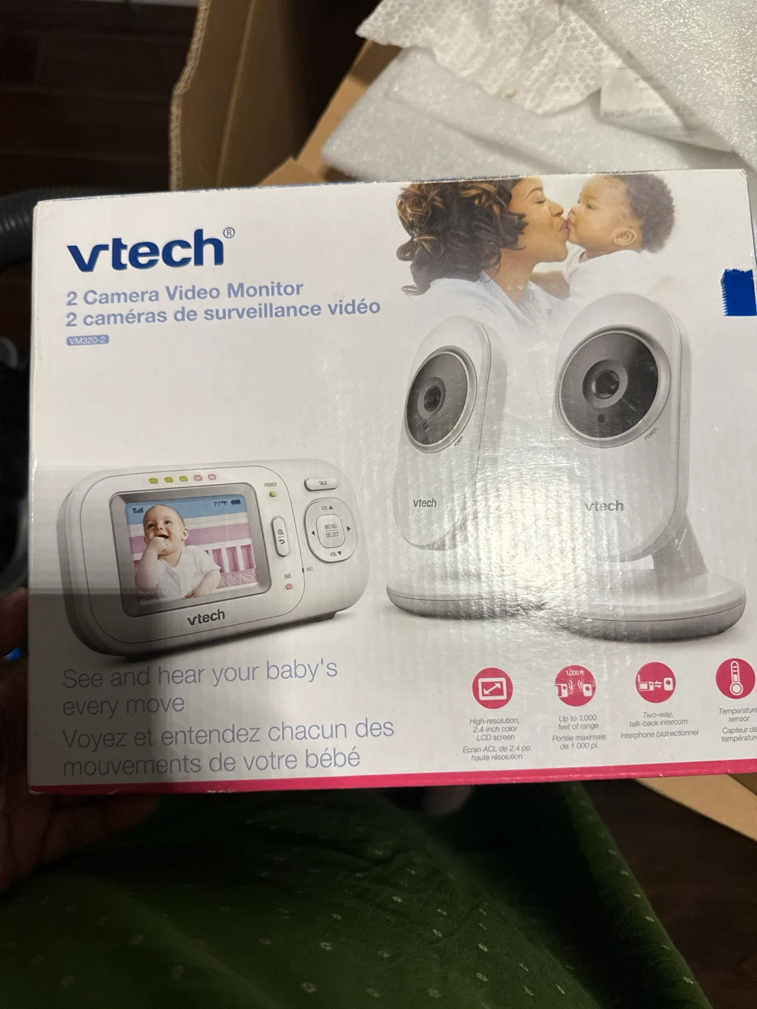 VTech 2 Camera Video Monitor VM320-2