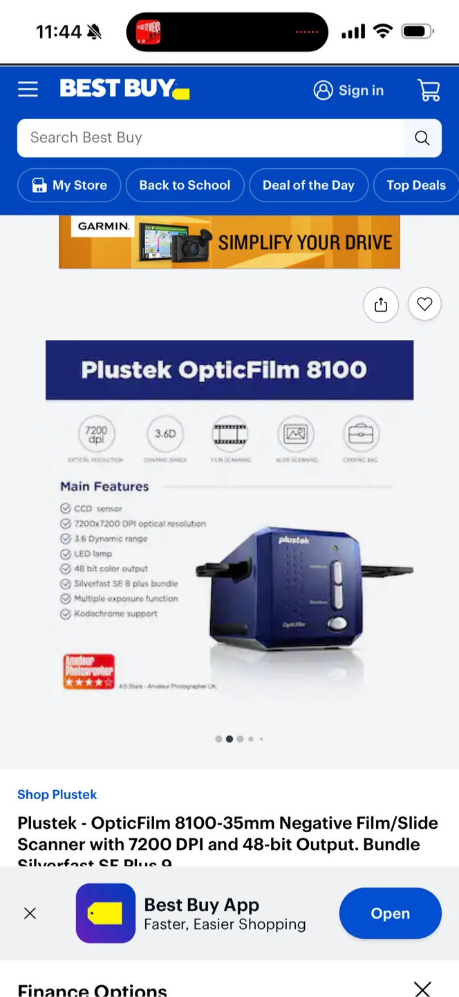 Plustek OpticFilm 8100 Negative Film/Slide Scanner - photo 3