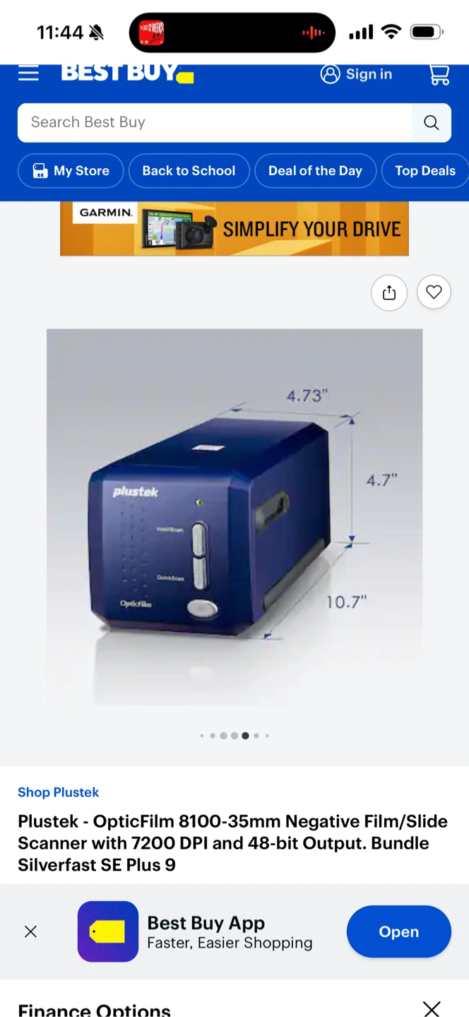 Plustek OpticFilm 8100 Negative Film/Slide Scanner - photo 4