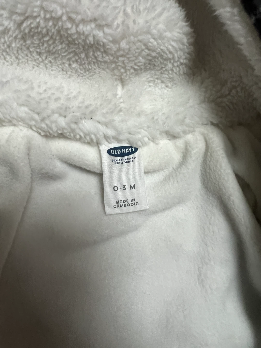 Old Navy Striped Fleece Bunting Snowsuit 0-3M - photo 4