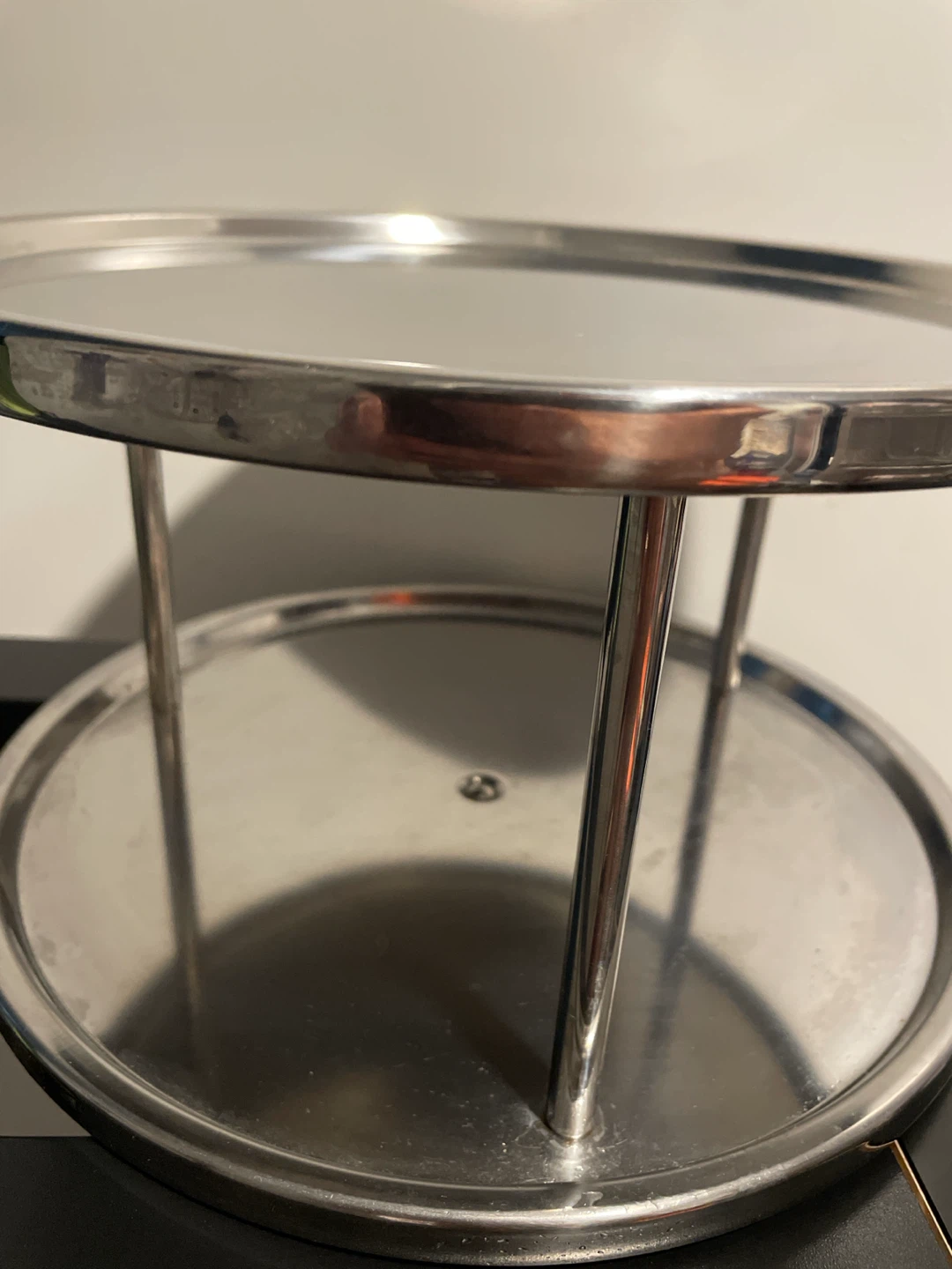 2 Stainless Steel Two-Tiered Serving Stand - photo 3