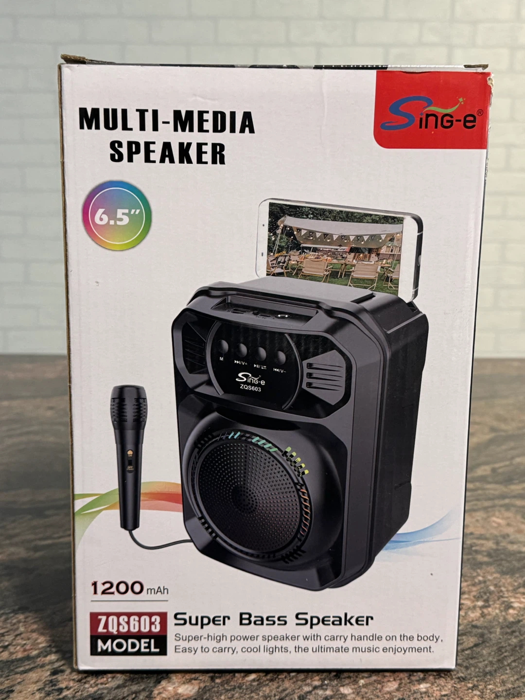 Sing-e ZQS603 Super Bass Multi-Media Speaker with Microphone