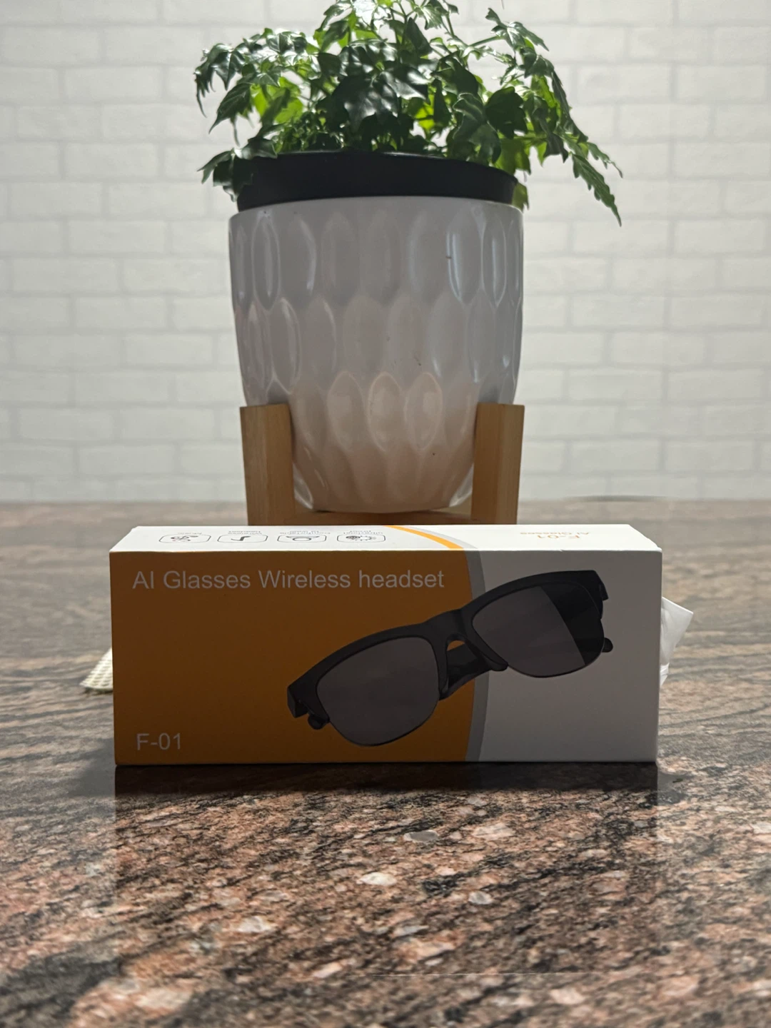 F-01 AI Glasses Wireless Headset