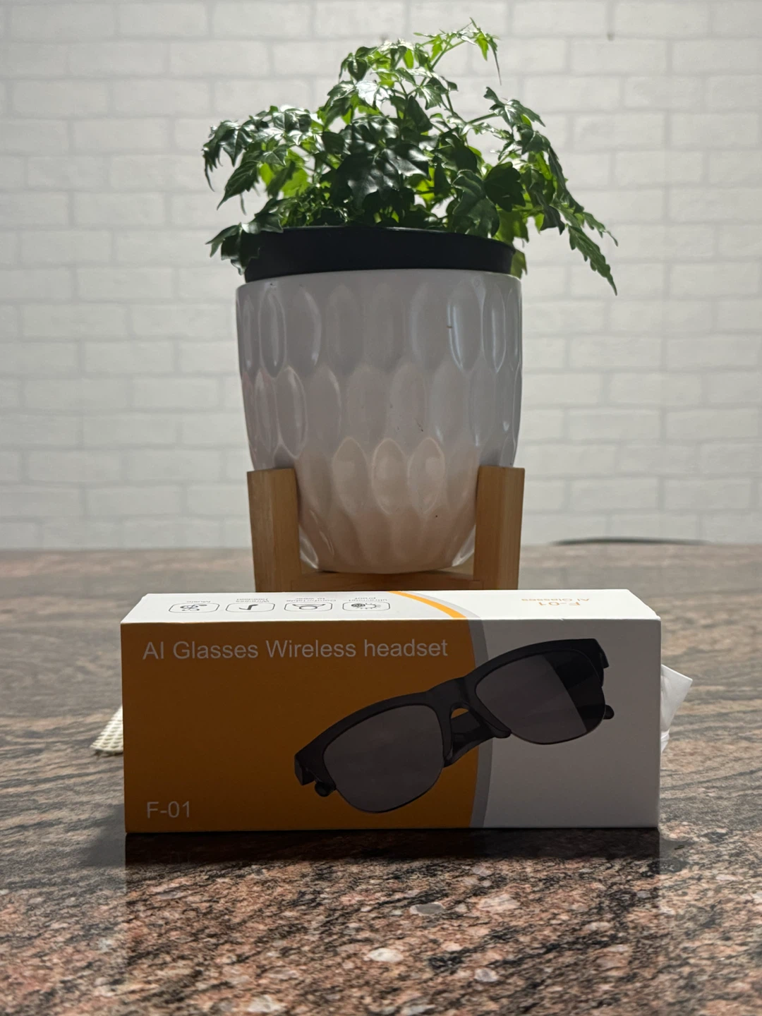 F-01 AI Glasses Wireless Headset - photo 2