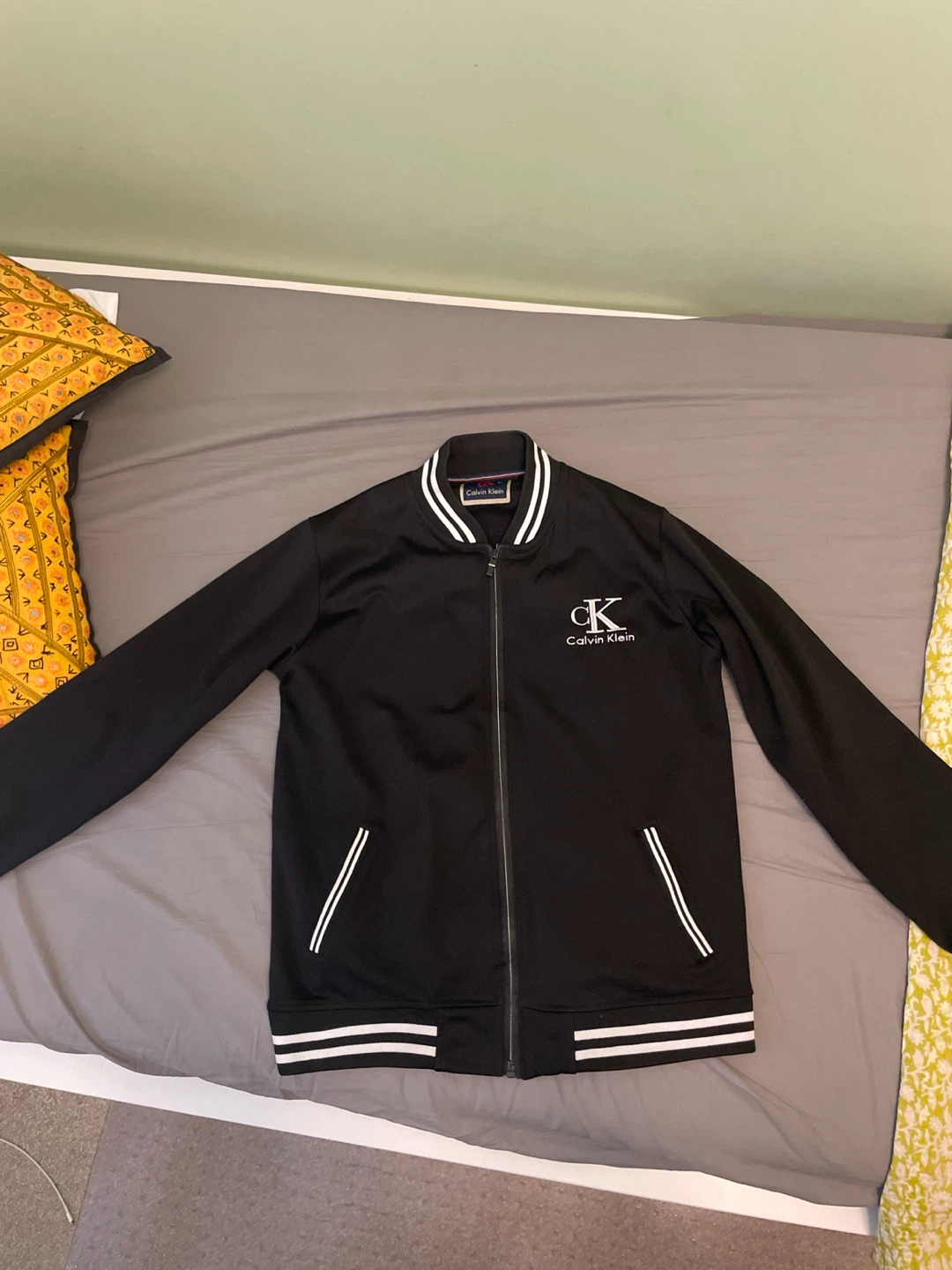 Calvin Klein Black Bomber Jacket