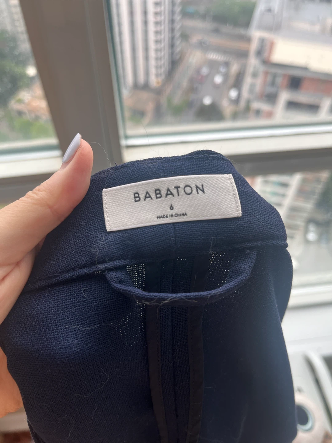 BABATON Navy Blazer - Size 6 - photo 2