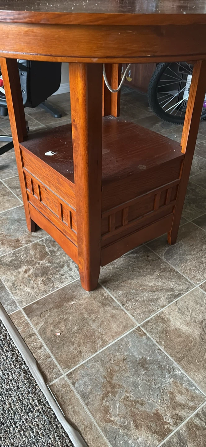 Wooden Dining Table and Chairs Set - photo 2