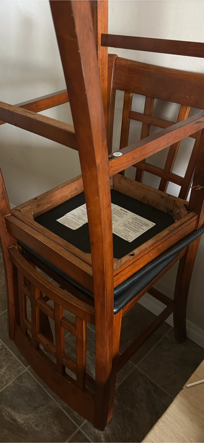 Wooden Dining Table and Chairs Set - photo 3