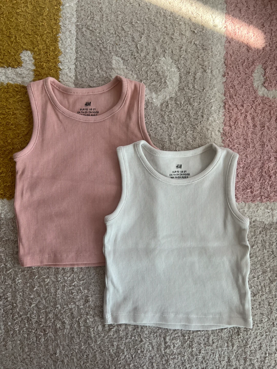 H&M Ribbed Tank Tops - 2 Pack - Size 2T