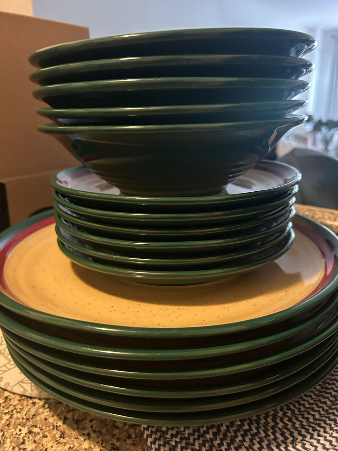 Set of Dinner Plates, Small Plates, and Bowls - photo 2