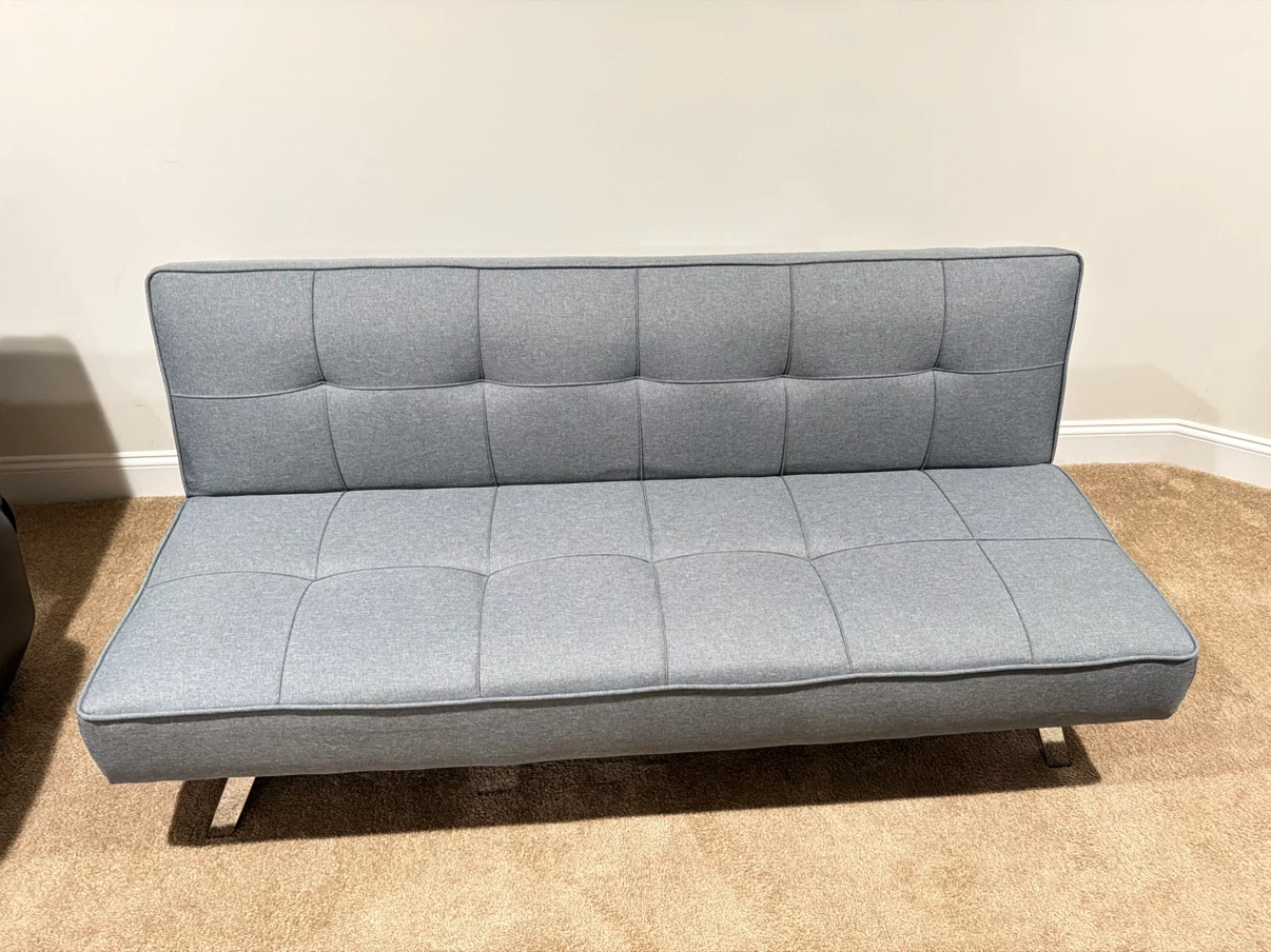 Grey Futon Sofa