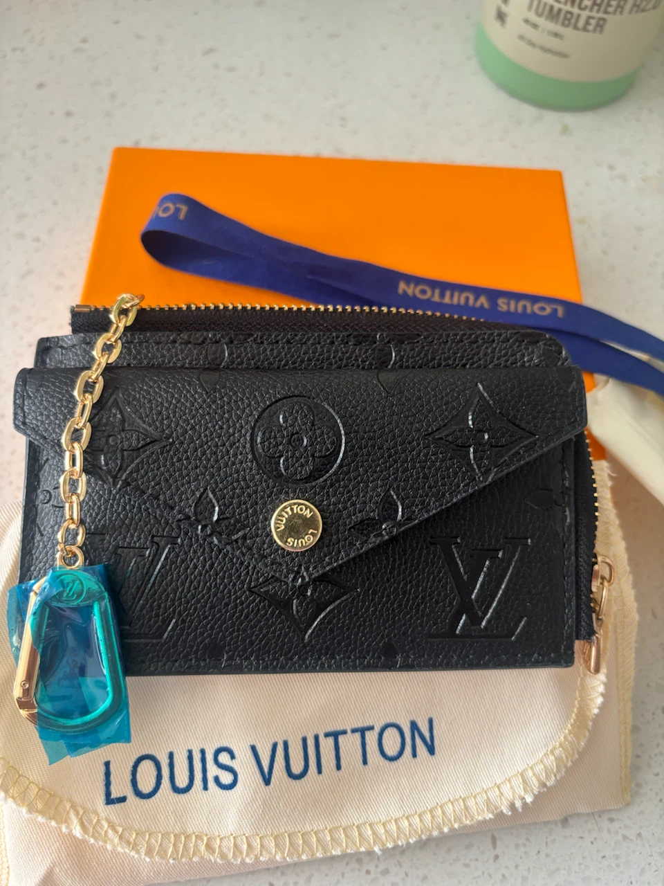 Louis Vuitton Black Monogram Card Holder Pouch - photo 2