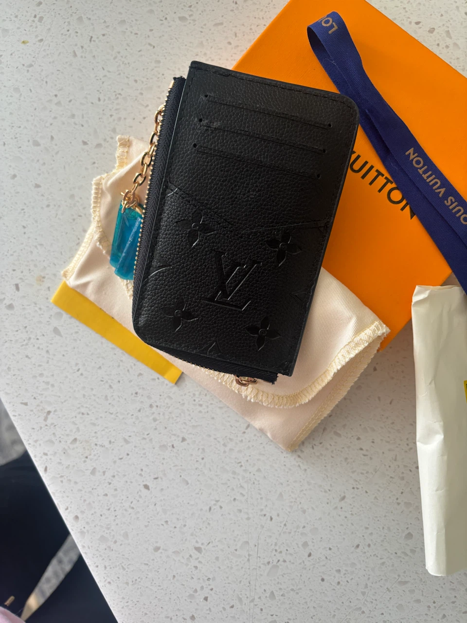 Louis Vuitton Black Monogram Card Holder Pouch - photo 3