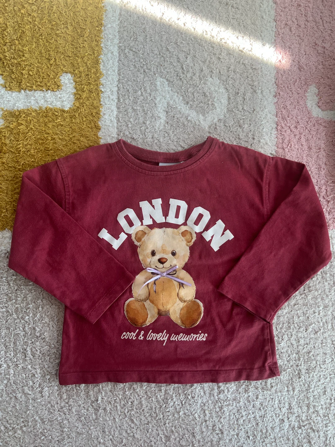 ZARA Kids Bear "London" Long Sleeve Shirt