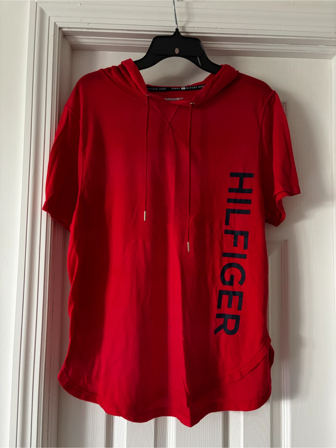 Tommy Hilfiger Sport Red Short Sleeve Hoodie