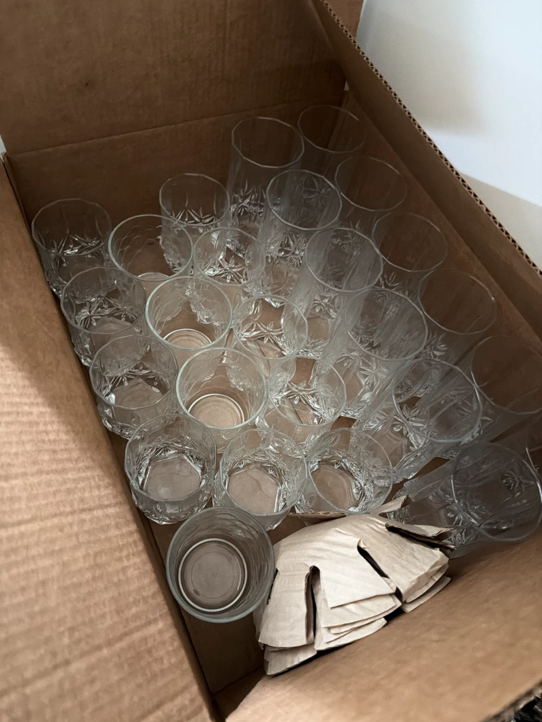 Set of Crystal Cut Tumblers