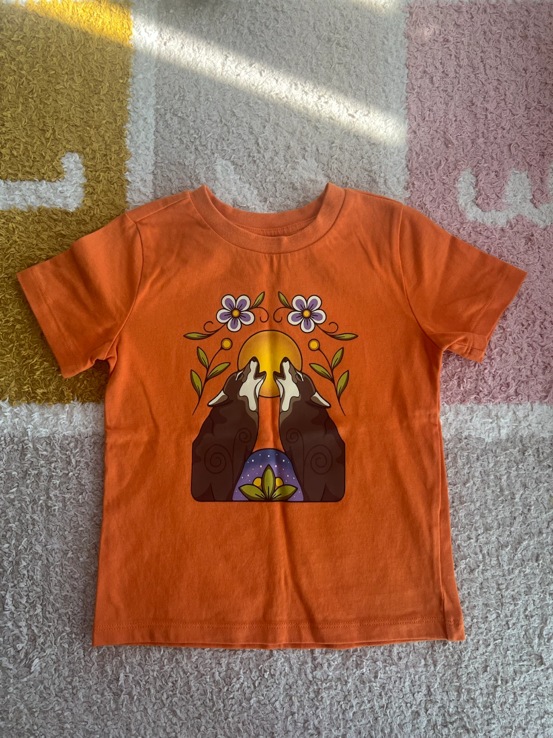 Joe Fresh Toddler Orange T-Shirt Size 3