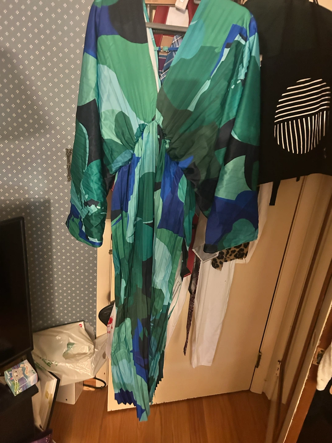 Pleated Maxi Dress - photo 3