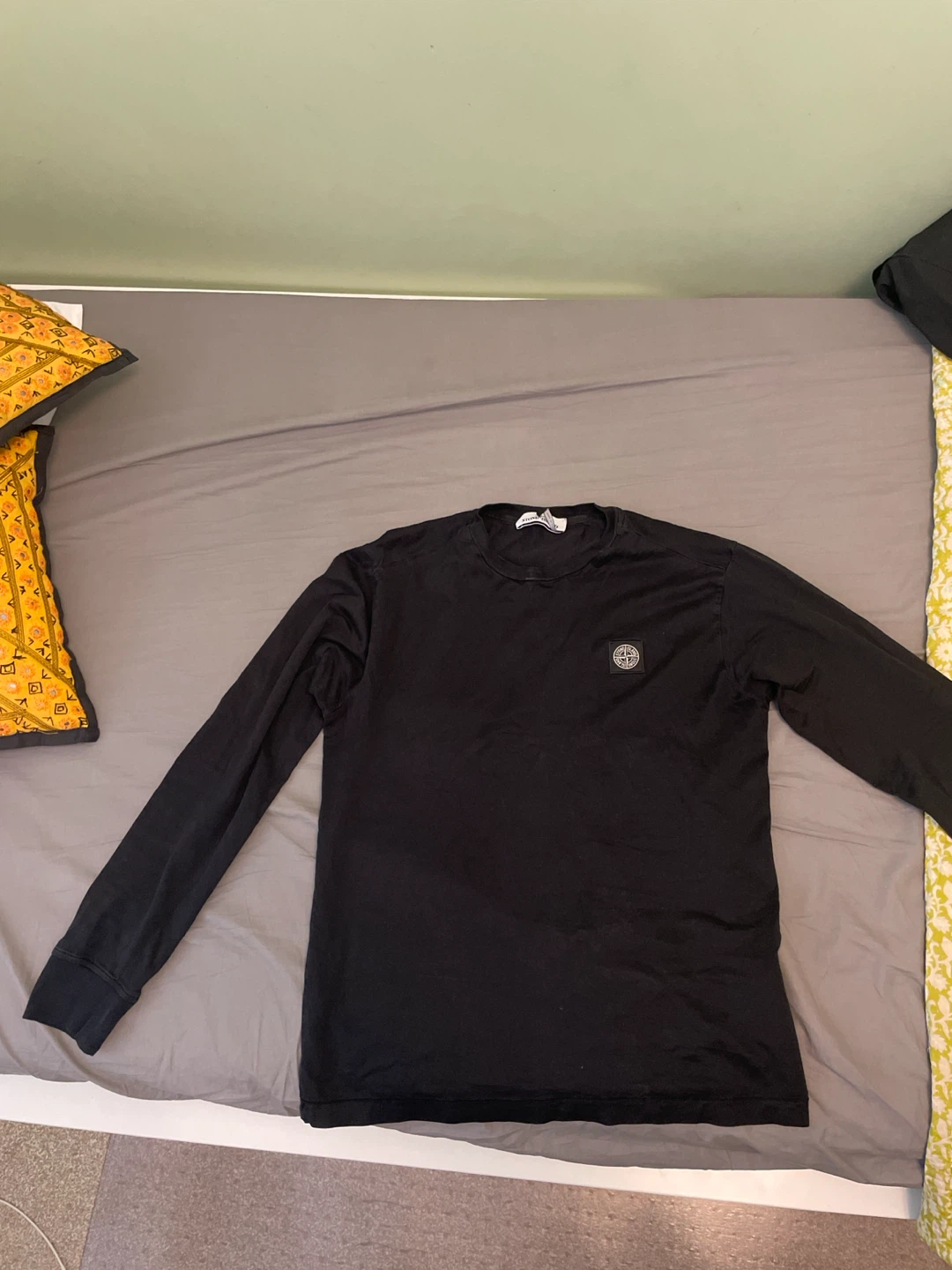 Stone Island Black Long Sleeve T-Shirt