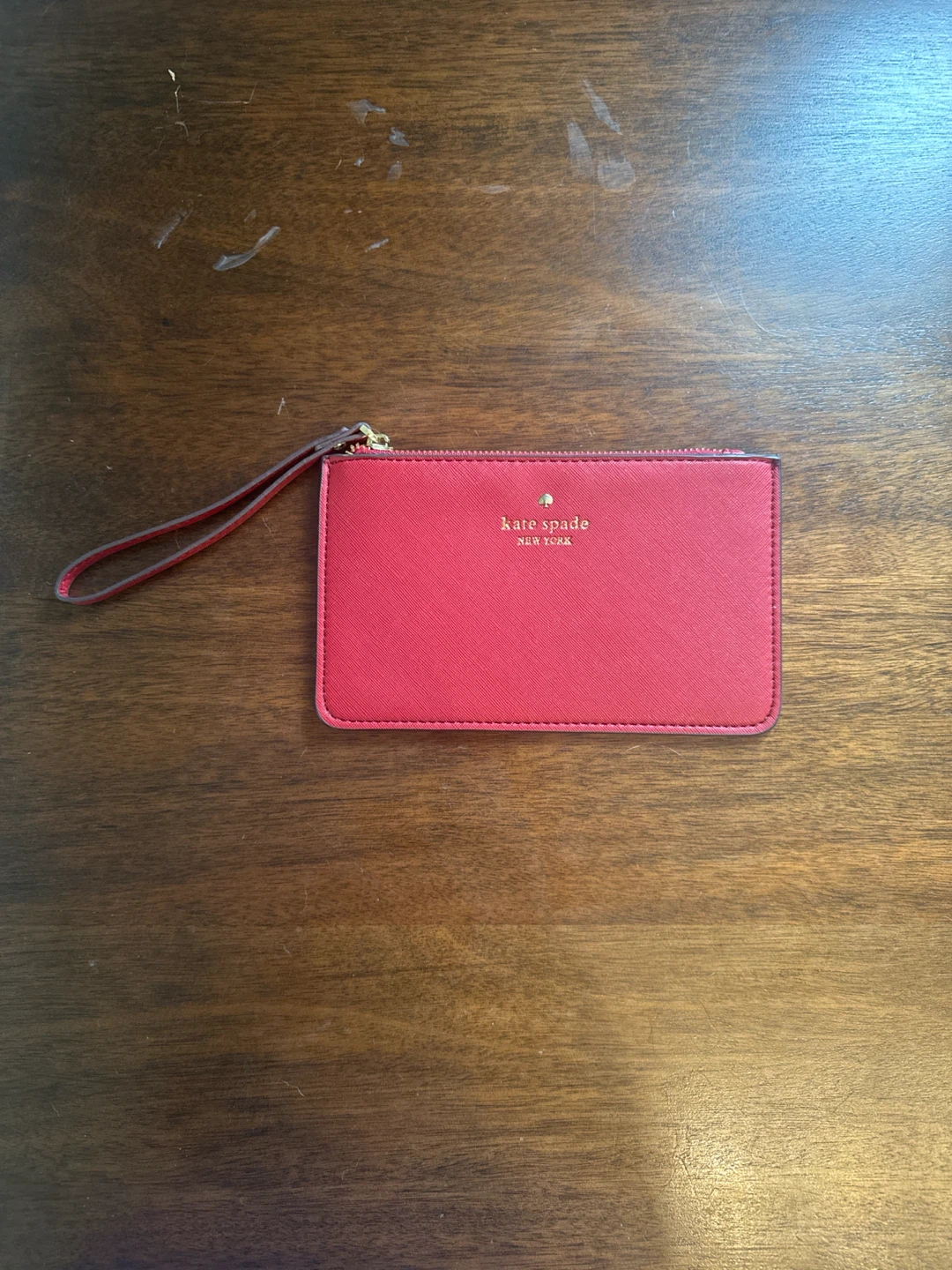 Kate Spade Red Wristlet Clutch