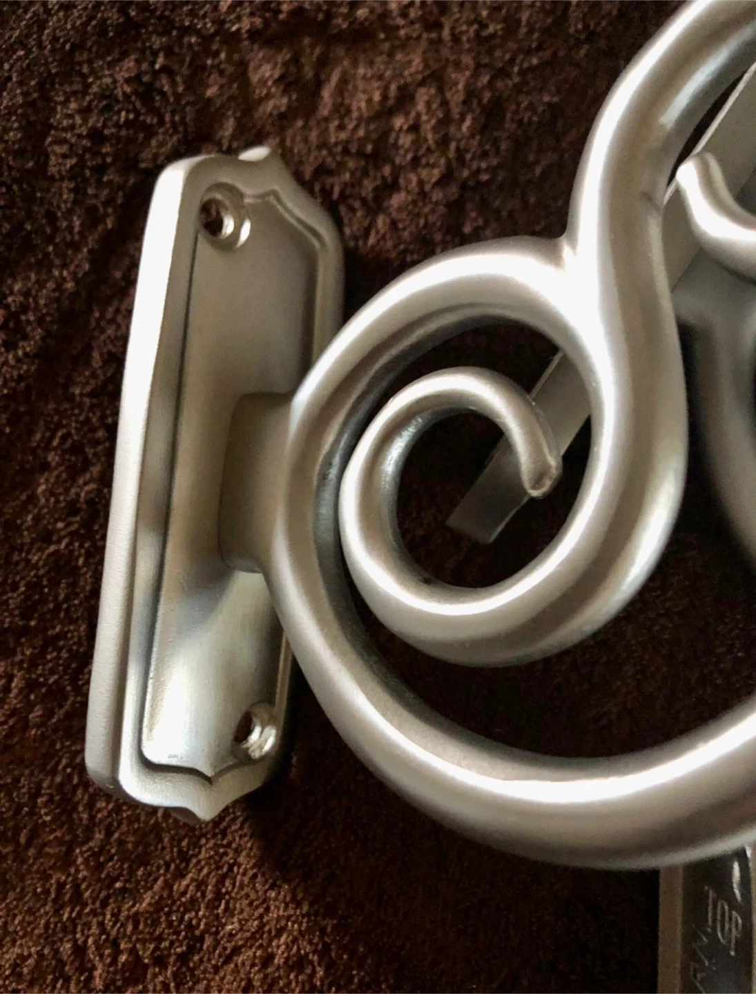 Pottery Barn Swirl Wall Hooks Set of 5 - photo 3