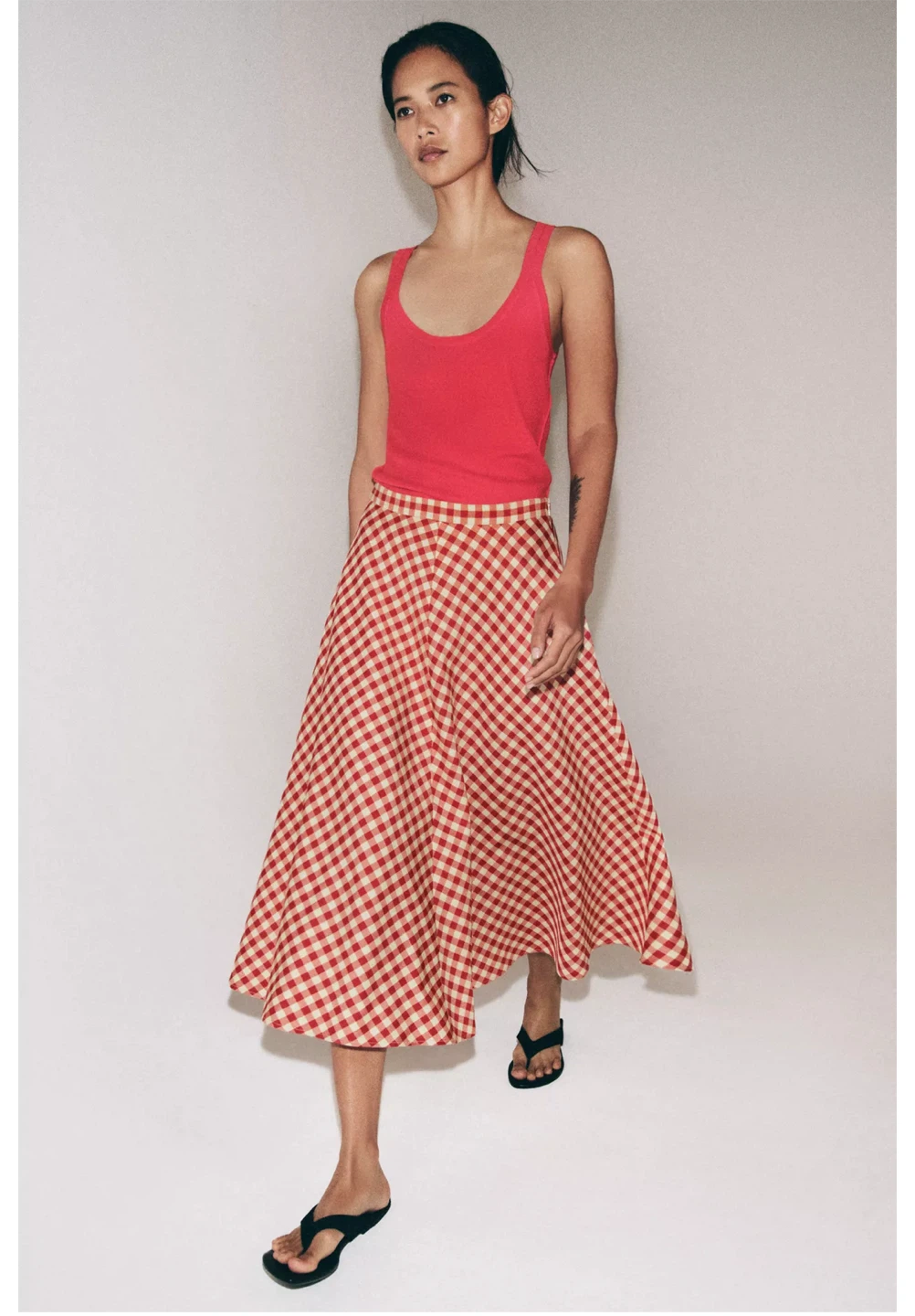 Zara Plaid Cape Skirt - photo 3