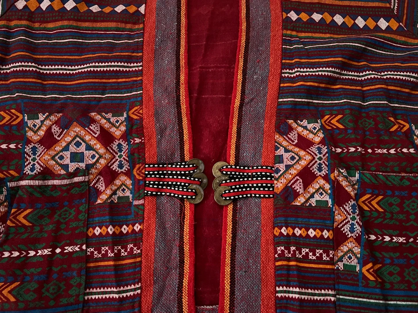 Boho Kimono Jacket with Tribal Print - photo 3