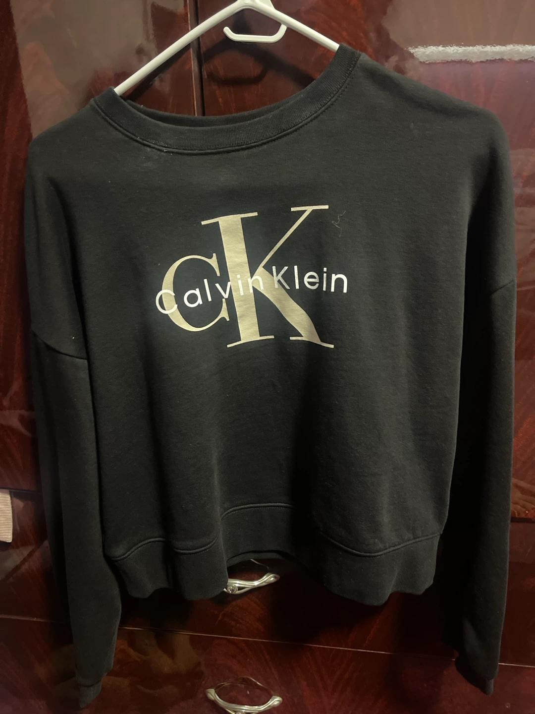 Calvin Klein Black Crewneck Sweatshirt