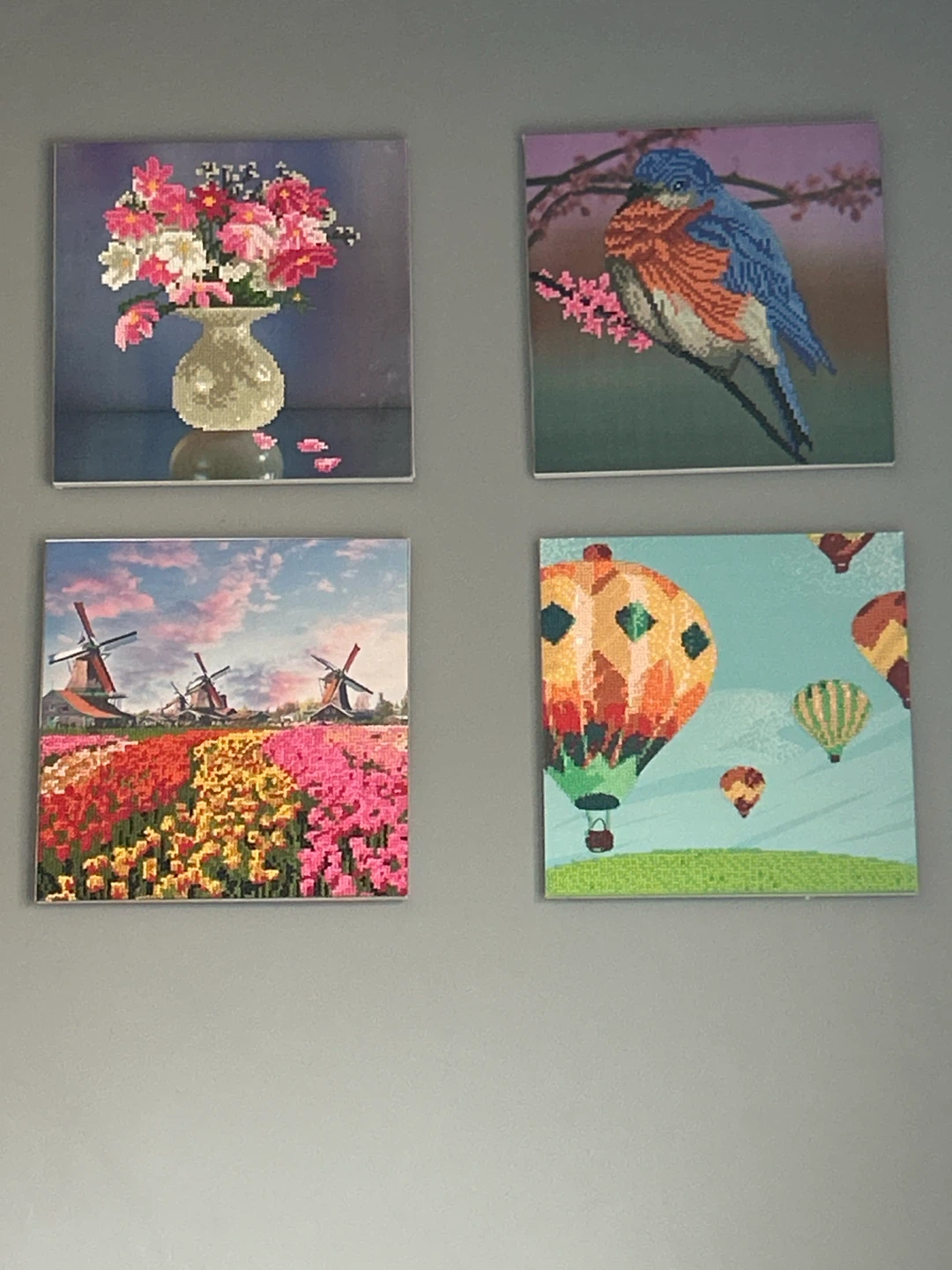 Pixel Art Wall Art Prints (4-Piece Set)