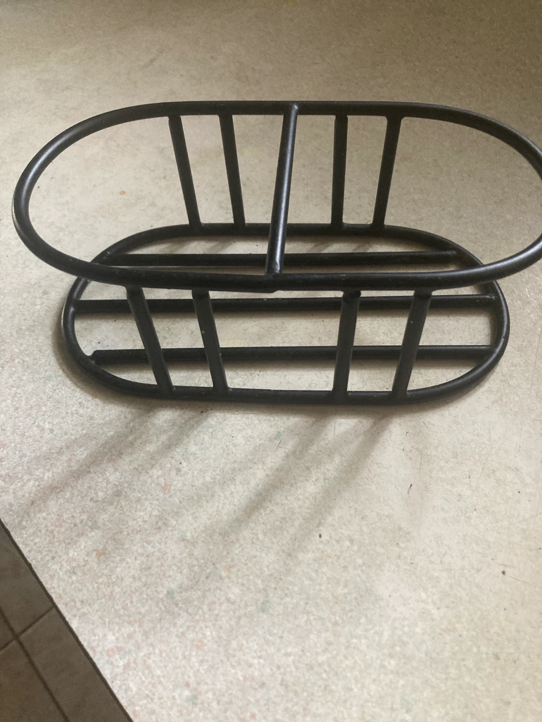 Black Metal heavy  Wire Basket - photo 2